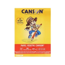 PAPEL VEGETAL A-4 60GR C/ 10 FLS CANSON