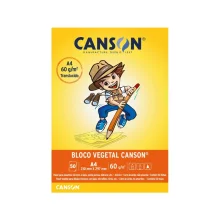 PAPEL VEGETAL A-4 60GR C/ 50 FLS CANSON