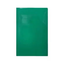 PASTA PAPELAO PLASTIFICADA C/ GRAMPO TRILHO METAL VERDE ICL