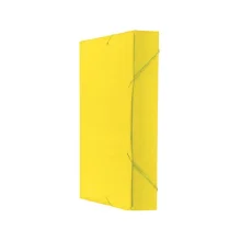 PASTA POLIONDA C/ ABA ELÁSTICA 55 MM AMARELA 020406 POLIBRAS