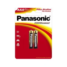 PILHA AAA ALCALINA C/ 2 UN PANASONIC