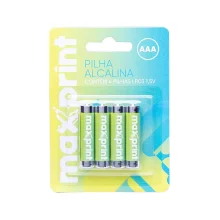 PILHA AAA ALCALINA C/ 4 UN 756362 MAXPRINT