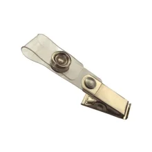 PRENDEDOR DE CRACHÁ C/ ALÇA PLÁSTICA (JACARÉ) UNIDADE