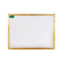 QUADRO BRANCO 90 X 120 CM MADEIRA MOLDURA PINUS 6122 SOUZA