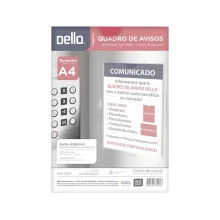 QUADRO MULTIUSO A4 PP FLEX CRISTAL 0534 DELLO
