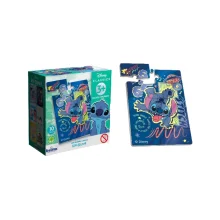 QUEBRA CABEÇA MADEIRA 10 PEÇAS LILO E STITCH BRASILFLEX