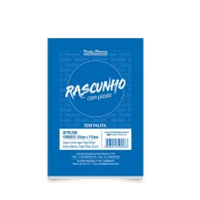 RASCUNHO SULFITE PICOTADO 80 X 115 MM 80 FLS PAUTA BRANCA