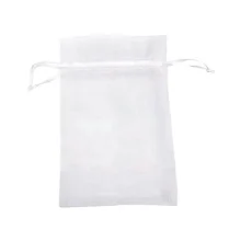 SACO ORGANZA 20 X 30 CM BRANCO UNIDADE