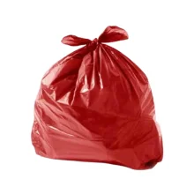 SACO P/ LIXO VERMELHO 60 LITROS 63 X 70 CM X 0.6 MICRAS C/ 100 UN