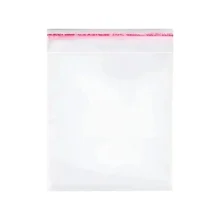 SACO PLÁSTICO (PP) 6 X 12 CM C/ ABA ADESIVA C/ 100 UN CROMUS