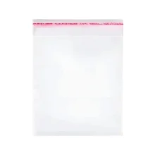 SACO PLÁSTICO (PP) 6,5 X 13 CM C/ ABA ADESIVA C/ 100 UN CROMUS