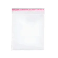 SACO PLÁSTICO (PP) 9 X 13 CM C/ ABA ADESIVA C/ 100 UN CROMUS