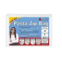 SACO PLÁSTICO ZIP BAG A5 18 X 26 CM CRISTAL 2782 HEMON