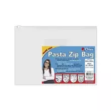 SACO PLÁSTICO ZIP BAG OFÍCIO 26 X 36 CM CRISTAL 2783 HEMON