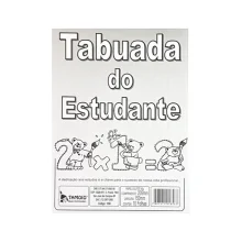 TABUADA DO ESTUDANTE C/ 10 FLS 1856 TAMOIO