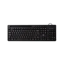 TECLADO USB MULTIMIDIA PROP PRETO 60000145 MAXPRINT