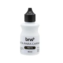 TINTA PARA CARIMBO 40 ML PRETA CB1002 BRW