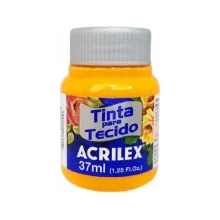 TINTA P/ TECIDO 37 ML AMARELO CADMIO 536 ACRILEX