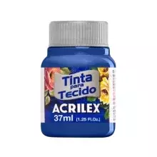 TINTA P/ TECIDO 37 ML AZUL COBALTO 502 ACRILEX