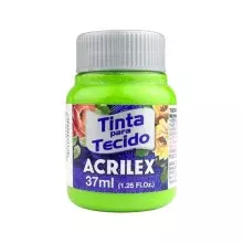TINTA P/ TECIDO 37 ML VERDE MAÇA 802 ACRILEX