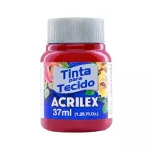 TINTA P/ TECIDO 37 ML VERMELHO ESCARLATE 508 ACRILEX