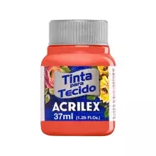 TINTA P/ TECIDO 37 ML VERMELHO FOGO 507 ACRILEX