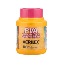 TINTA PVA FOSCA 100 ML AMARELO OURO 505 ACRILEX