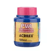 TINTA PVA FOSCA 100 ML AZUL TURQUESA 501 ACRILEX