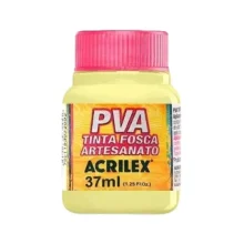 TINTA PVA FOSCA 37 ML AMARELO BEBÊ 808 ACRILEX