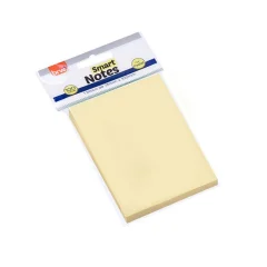 BLOCO ADESIVO 76 X 102 MM C/ 100 FLS AMARELO BA7501 BRW