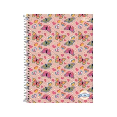 CADERNO CAPA DURA UNIVERSITÁRIO 10 X 160 FLS PEPPER FEMININO TILIBRA
