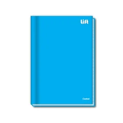 CADERNO UNIVERSITÁRIO CAPA DURA BROCHURA 48 FLS AZUL LIFT CREDEAL