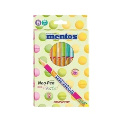 CANETA HIDROCOR 12 CORES PASTEL MENTOS 16474-2 COMPACTOR CANETA HIDROCOR 12 CORES PASTEL MENTOS 16474-2 COMPACTOR