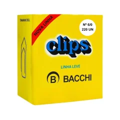 CLIPS Nº 6/0 C/ 220 UN LINHA LEVE BACCHI