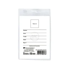 CRACHÁ 70 X 100 MM VERTICAL S/ PRENDEDOR 1454 DAC