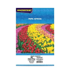FILME ADESIVO A-4 150G TRANSPARENTE C/ 10 FLS MASTERPRINT