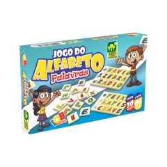 JOGO PEDAGOGICO JOGO DO ALFABETO PALAVRAS 30 PEÇAS (5ANOS) REF 71 IOB