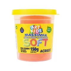 MASSA P/ MODELAR 150G LARANJA 073150105 ACRILEX