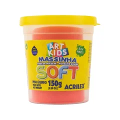 MASSA P/ MODELAR 150G VERMELHO 073150103 ACRILEX