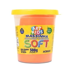 MASSA P/ MODELAR 500G LARANJA 073500105 ACRILEX