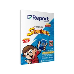 PAPEL SULFITE A-4 120G / 40KG BRANCO C/ 50 FLS SENNINHA