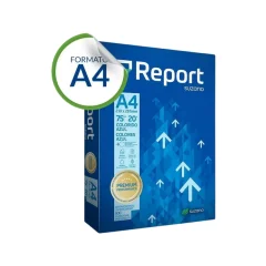 PAPEL SULFITE A-4 75G C/ 500 FLS AZUL REPORT