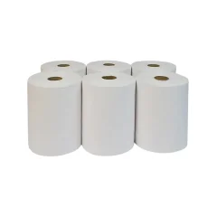 PAPEL TOALHA BOBINA 20 CM X 200 M 28G BRANCO C/ 6 RLS ECOPAPER