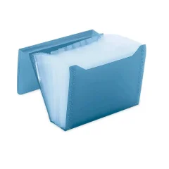 PASTA SANFONADA A-4 31 DIVISÕES AZUL 91509 POLIBRAS