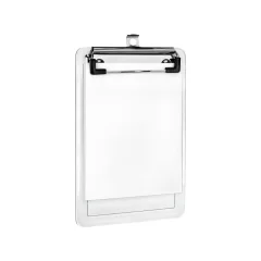 PRANCHETA PLÁSTICA CRISTAL A-6 SLIP C/ BLOCO 155-2 ACRIMET