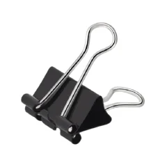 PRENDEDOR DE PAPEL 25 MM PRETO