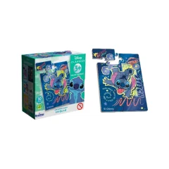 QUEBRA CABEÇA MADEIRA 10 PEÇAS LILO E STITCH BRASILFLEX