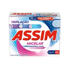 SABÃO EM PÓ CAIXA 800G MICELAR ASSIM