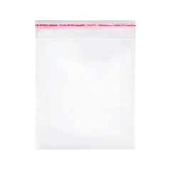 SACO PLÁSTICO (PP) 12 X 15 C/ ABA ADESIVA C/ 100 CROMUS