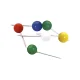 ALFINETE P/ MAPA COLORIDO C/ 50 UN AB0650 BRW